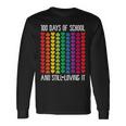 100 Days Of School And Still Loving It Hearts Cute 100Th Day Long Sleeve T-Shirt Gifts ideas