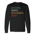 16 Years Old Legend Since December 2007 16Th Birthday Long Sleeve T-Shirt Gifts ideas