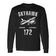 172 Skyhawk Airplane Classic Vintage Aviation Private Pilot Long Sleeve T-Shirt Gifts ideas