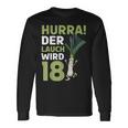 18Th Birthday Hurra Der Lauch Wird 18 Langarmshirts Geschenkideen