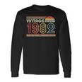 1982 VintageBirthday Retro Style Long Sleeve T-Shirt Gifts ideas