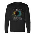 2017 Total Solar Eclipse Eye Witness Nebraska StateLong Sleeve T-Shirt Gifts ideas
