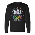 2024 Easter Squad Family Matching Bunny Egg Hunt Group Long Sleeve T-Shirt Gifts ideas