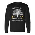 2024 Middleton Family Reunion Party Matching Family Tree Long Sleeve T-Shirt Gifts ideas