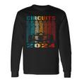 2024 Schedule Formula Racing Formula Car Retro Vintage Long Sleeve T-Shirt Gifts ideas
