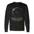 2024 Solar Eclipse Ny New York Usa Totality Long Sleeve T-Shirt Gifts ideas