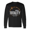 2024 Total Solar Eclipse Oklahoma Total Eclipse 2024 Long Sleeve T-Shirt Gifts ideas