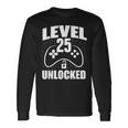 25Th Birthday Gaming Gamer 25 Years Old Bday Long Sleeve T-Shirt Gifts ideas