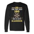 26 Sind Zwar Nicht 180 Aber Ein Echt Ter Classic Dart Player Langarmshirts Geschenkideen