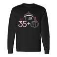 I Am 35 Plus 1 Middle Finger 36Th Women's Birthday Long Sleeve T-Shirt Gifts ideas