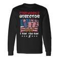 4Th July Fireworks Director I Run Us Flag America Men Long Sleeve T-Shirt Gifts ideas