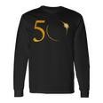 My 50Th Birthday Total Solar Eclipse April 8Th 2024 Long Sleeve T-Shirt Gifts ideas