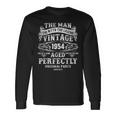 70Th Birthday Vintage For Man Legends Born In 1954 Long Sleeve T-Shirt Gifts ideas