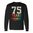 75Th Birthday Vintage Retro 75 Years Of Being Awesome Long Sleeve T-Shirt Gifts ideas