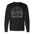 80Th Birthday 80 Year Old Vintage 1944 Limited Edition Long Sleeve T-Shirt Gifts ideas