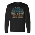 90Th Birthday 90 Year Old Vintage 1934 Limited Edition Long Sleeve T-Shirt Gifts ideas