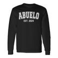 Abuelo Est 2024 Promoted To Grandpa Family 2024 Long Sleeve T-Shirt Gifts ideas