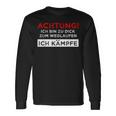 Achtung Ich Bin Zu Fett Zum Weglauf Langarmshirts Geschenkideen