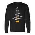 Airplane Guitar Retro Style Long Sleeve T-Shirt Gifts ideas