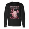 Ajolote Animal Lindo Anfibio Exótico Salamandra Axolotl Camiseta de manga larga Ideas de regalos