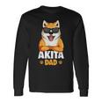 Akita Dog Papa Langarmshirts Geschenkideen