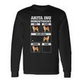 Akita Inu Dog Tricks Langarmshirts Geschenkideen