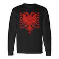 Albania Flag Albanian Eagle Albania Langarmshirts Geschenkideen