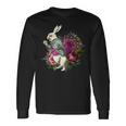 Alice Wonderland Rabbit Pocket Watch Langarmshirts Geschenkideen