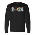 America Spring Eclipse 2024 Total Solar Eclipse April 8 2024 Long Sleeve T-Shirt Gifts ideas