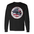 American Flag F-15 Eagle Us Military Fighter Jet 4Th July Long Sleeve T-Shirt Gifts ideas