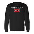 Amsterdam Netherlands Flag Souvenir Long Sleeve T-Shirt Gifts ideas