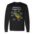 Anatomy Of A Senegal Parrot Long Sleeve T-Shirt Gifts ideas
