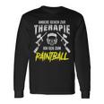 Andergehen Zur Therapie Ich Geh Zum Paintball Langarmshirts Geschenkideen