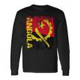 Angola Flag Vintage Distressed Angola Long Sleeve T-Shirt Gifts ideas