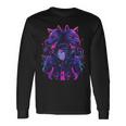 Anime Manga Cyberpunk Aesthetic Techwear Harajuku Wolf Langarmshirts Geschenkideen