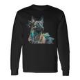 Aquarell Splash Dutchie Hollandse Herder Dutch Shepherd Langarmshirts Geschenkideen