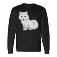 Arctic Fox Artic Animals Cute Artic Fox Lover Pajamas Long Sleeve T-Shirt Gifts ideas