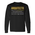 Arquitecto Definición Regalo Arquitecto Camiseta de manga larga Ideas de regalos