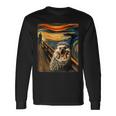 Artsy Scream For Hedgehog Lovers Artistic Hedgehog Long Sleeve T-Shirt Gifts ideas