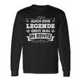 Auch Eine Legende Geht Mal In Rente Retirement Langarmshirts Geschenkideen