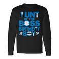 Aunt Of The Boss Birthday Boy Baby Family Party Decorations Long Sleeve T-Shirt Gifts ideas
