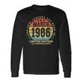 Awesome March 1986 Vintage 38Th Birthday Made In 1986 Long Sleeve T-Shirt Gifts ideas
