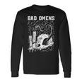 Bad Omen Snake And Skull Bad Omen Langarmshirts Geschenkideen