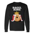 Bagel King Bagel Lover Cute Bagel Langarmshirts Geschenkideen