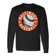 Baltimore Baseball Retro Vintage Baseball Lover Long Sleeve T-Shirt Gifts ideas