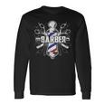 Barber Shop Pole Hairdresser & Barber Hipster Langarmshirts Geschenkideen