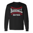 Baseball Brother Laces Little League Big Bro Matching Family Long Sleeve T-Shirt Gifts ideas