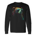 Bear Sunglasses Animal Colourful Forest Animals Bear Long Sleeve T-Shirt Gifts ideas