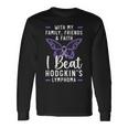 I Beat Hodgkin's Lymphoma Survivor Lymphoma Cancer Long Sleeve T-Shirt Gifts ideas