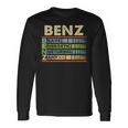 Benz Family Name Benz Last Name Team Long Sleeve T-Shirt Gifts ideas